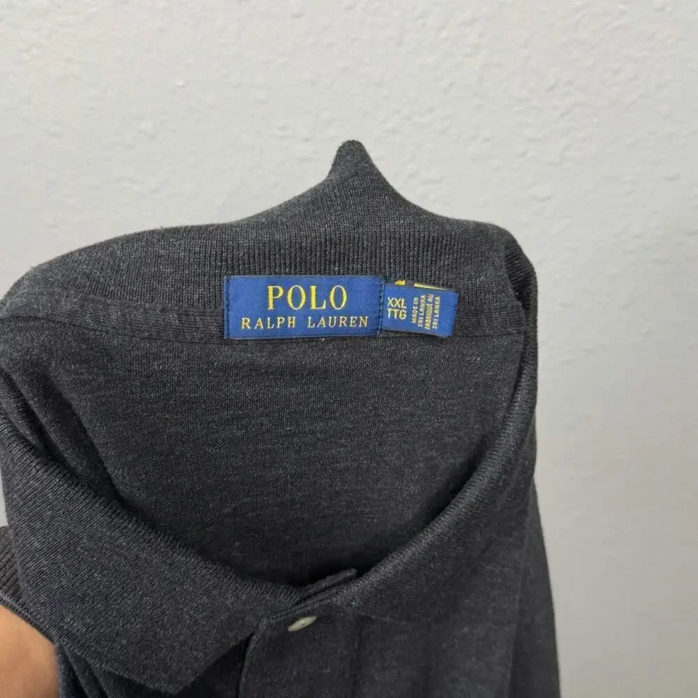 Polo Ralph Lauren Men’s Grey Polo Shirt / Size-XXL TTG